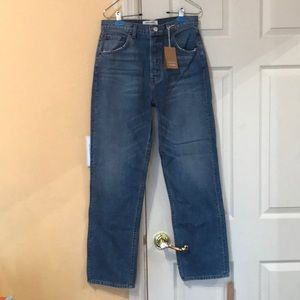 Blue cynthia high relaxed jean size 27